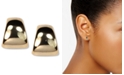 Anne Klein Gold-Tone Button Post Earrings